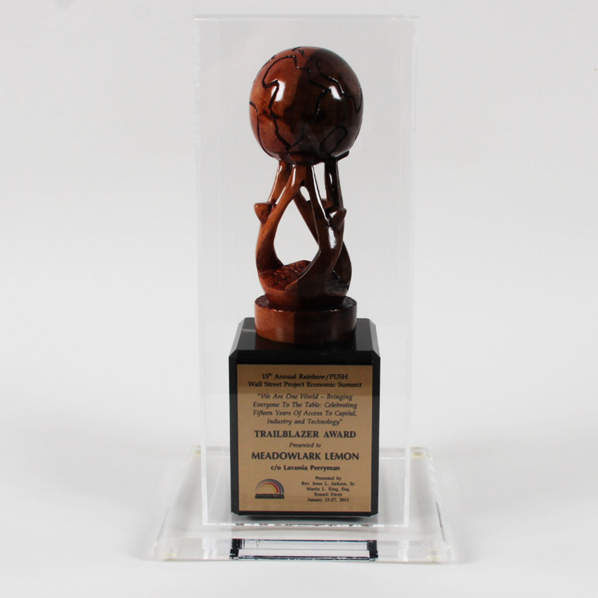 Meadowlark Lemon John Bunn Award 2000 Basketball Hall of Fame - COA Legacy Foundation